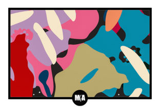 Abstract Floral Artworks: Elevating Design with V1