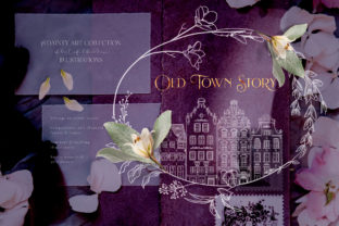 Discover the Timeless Charm of Hand Drawn Decorative Illustrations: Old Town Story Collection