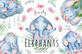 Evaluating the Lovely Elephants Watercolor Set Animals for Professional Design