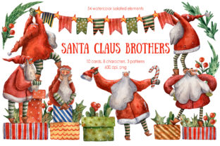 Evaluating the Santa Claus Brothers Watercolor Set for Professional Holiday Design
