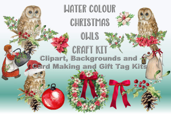 Evaluating the Watercolour Christmas Owls Clipart Kit for Creative Projects