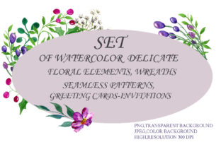Exploring the Beauty and Versatility of the Delicate Set: Watercolor Florals for Creative Projects