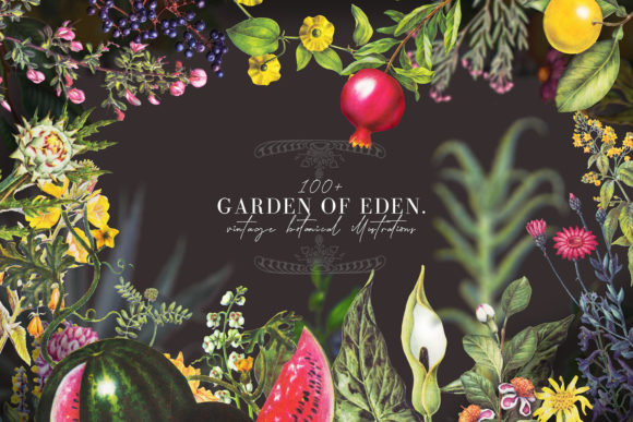 Garden of Eden Vintage Botany Set