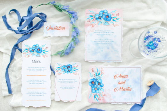 Romantic Frames with Blue Hellebore: A Timeless Design Resource for Modern Creatives