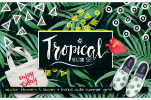 Tropical Vector Flower Leaves: Creative Solutions for Designers and Artists