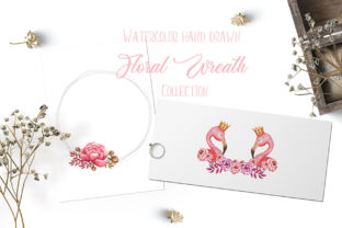 Watercolor Wreath Collection: Elegant Design Assets for Versatile Use